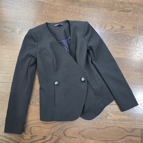 Brooks Brothers Jackets & Blazers - Brooks Brothers Elegant Black Textured two Buttons Women's Blazer Sz.4P